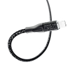 Przewód kabel do szybkiego ładowania USB - Lightning 30W 1m szary