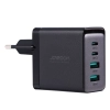Ładowarka sieciowa GaN 67W 2x USB 2x USB-C + kabel USB-C 1.2m czarny