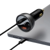 Ładowarka samochodowa USB USB-C PD3.1 140W + kabel USB-C 1m czarny