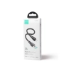 Kabel przewód do iPhone USB - Lightning 2.4A 0.25m czarny
