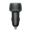 Ładowarka samochodowa 60W PD USB-C USB-A czarna