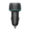 Ładowarka samochodowa 60W PD USB-C USB-A czarna
