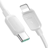 Kabel przewód do iPhone USB-C - Lightning 20W 1.2m biały