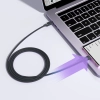 Kabel przewód USB-C - USB-C 100W 1.2m czarny