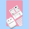 Mini Kot drukarka termiczna do etykiet ściąg z telefonu Bluetooth Fun Print różowa