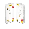 Słuchawki przewodowe douszne ze złączem minijack 3.5mm biały