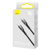Wytrzymały elastyczny kabel do szybkiego ładowania USB-C 100W 1m czarny
