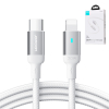 Wytrzymały kabel do iPhone A10 Series w oplocie USB-C - Lightning 20W 2m biały