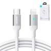 Wytrzymały kabel do iPhone A10 Series w oplocie USB-C - Lightning 20W 2m biały