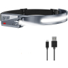 Latarka czołowa czołówka LED z czujnikiem ruchu IPX4 USB-C 1200 mAh czarna