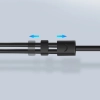 Przejściówka rozdzielacz AUX 3.5 mm mini jack na mikrofon i słuchawki czarny