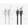 Wytrzymały kabel przewód USB - USB-C 480 Mbps 3A 1.5m czarny