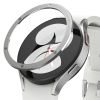 Ramka koperta pierścień ochronny Watch 6 / 5 / 4 40mm Bezel Styling stal nierdzewna srebrny