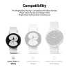 Ramka koperta pierścień ochronny Watch 6 / 5 / 4 40mm Bezel Styling stal nierdzewna srebrny