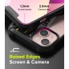 Etui pancerny pokrowiec z ramką iPhone 13 mini Fusion X Design Ticket band czarny