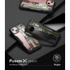 Etui pancerny pokrowiec z ramką iPhone 13 mini Fusion X Design Ticket band czarny