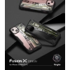 Etui pancerny pokrowiec z ramką iPhone 13 mini Fusion X Design Ticket band czarny
