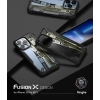 Etui pancerny pokrowiec z ramką iPhone 13 Pro Fusion X Design Ticket band czarny