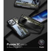 Etui pancerny pokrowiec z ramką iPhone 13 Pro Max Fusion X Design Ticket band czarny