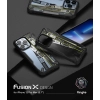 Etui pancerny pokrowiec z ramką iPhone 13 Pro Max Fusion X Design Ticket band czarny