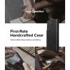 Skórzane etui pokrowiec z klapką do Galaxy S22+ Folio Signature czarny