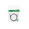 Kabel przewód kątowy audio 2x mini jack 3.5mm 0.5m niebieski