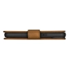 2w1 etui skórzany pokrowiec z klapką iPhone 14 Pro Anti-RFID Oil Wax Wallet Case jasno-brązowy
