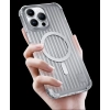 Magnetyczne etui iPhone 14 Plus MagSafe PQY Go Out Series laser color