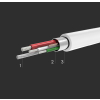 Kabel przewód do drukarki USB-C - USB-B 480Mb/s 1m biały