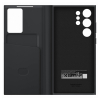 Etui Galaxy S23 Ultra pokrowiec z klapką i okienkiem Smart View Wallet Case czarne