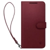 Etui z portfelem i kieszonka na kartę Galaxy S23+ Wallet S Plus burgundowe