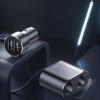 Rozdzielacz gniazda zapalniczki samochodowej ładowarka 2x USB 3.1A 17W czarny