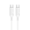 Kabel przewód USB-C do ładowania i transferu danych 100W PD 1m biały