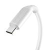 Kabel przewód USB-C do ładowania i transferu danych 100W PD 1m biały