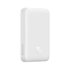 Mini powerbank 10000mAh z ładowaniem indukcyjnym MagSafe PD 20W biały