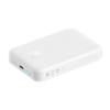 Mini powerbank 10000mAh z ładowaniem indukcyjnym MagSafe PD 20W biały