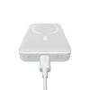 Mini powerbank 10000mAh z ładowaniem indukcyjnym MagSafe PD 20W biały