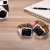 Pasek bransoleta do Apple Watch 42 / 44 / 45mm brązowo-różowy