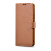 Skórzane etui portfel do Galaxy S22+ Leather Wallet Case brązowy