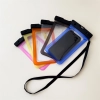 Wodoodporne etui torebka na telefon 6.7'' ze smyczą różowy