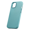 Skórzane etui iPhone 14 magnetyczne z MagSafe Litchi Premium Leather Case zielony
