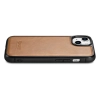 Etui pokryte naturalną skórą do iPhone 14 Leather Oil Wax jasny brąz