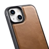Etui pokryte naturalną skórą do iPhone 14 Plus Leather Oil Wax jasny brąz