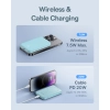 Mini powerbank 5000mAh 20W + kabel USB-C 20V / 3A niebieski