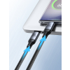 2w1 Kabel przewód Speedy Series USB-C - 2x USB-C 1.5m czarny