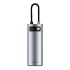 7w1 HUB Adapter Metal Gleam Series USB-C do USB-C PD 3x USB-A HDMI SD TF szary