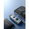 Samochodowy bezprzewodowy odbiornik nadajnik Audio USB AUX TF Card JR-CB7 szary