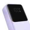 Mini powerbank 20000mAh z wbudowanymi kablami JR-PBC07 30W jasno fioletowy