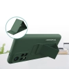 Silikonowe etui z podstawką etui Xiaomi Poco M4 Pro 5G Kickstand Case różowe