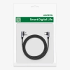 Kabel przewód kątowy USB-C - USB 2.0 480Mb/s 3A 3m czarny